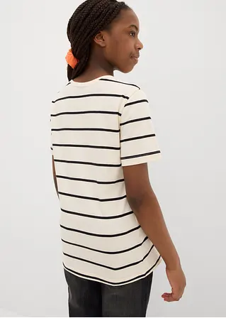 bonprix Mädchen Basic-Shirt im praktischen 2er-Pack - Kinder Neueste Mode