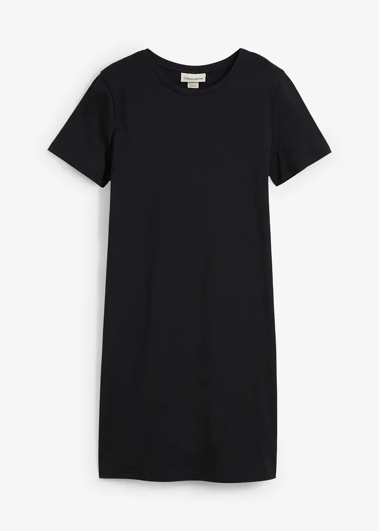 bonprix Schlichtes Jerseykleid für Mädchen aus reiner Bio-Baumwolle Exklusive Angebote