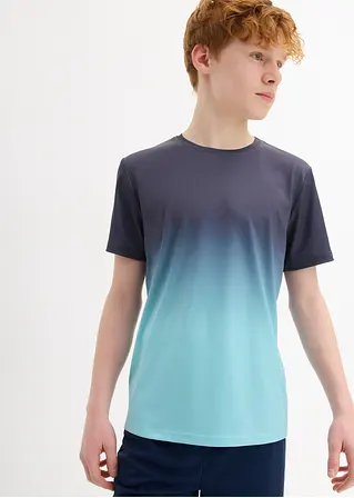 bonprix Cooles Jungen Sport-Shirt mit Rundhalsausschnitt - blau Letzte 3 Tage