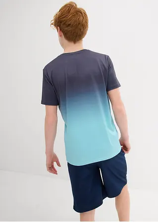 bonprix Cooles Jungen Sport-Shirt mit Rundhalsausschnitt - blau Letzte 3 Tage