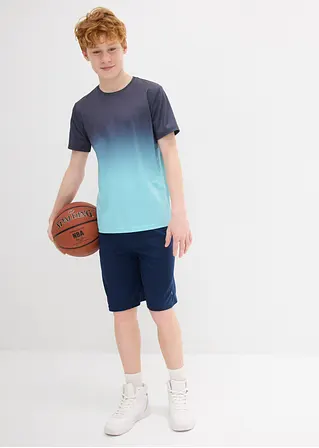 bonprix Cooles Jungen Sport-Shirt mit Rundhalsausschnitt - blau Letzte 3 Tage