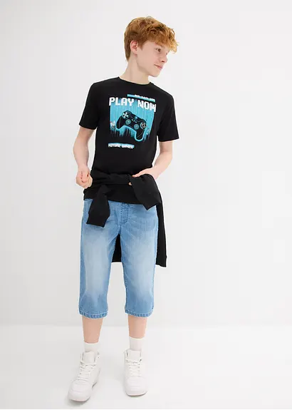 bonprix Cooles Jungen T-Shirt mit großem Druck und Rundhalsausschnitt JETZT KAUFEN