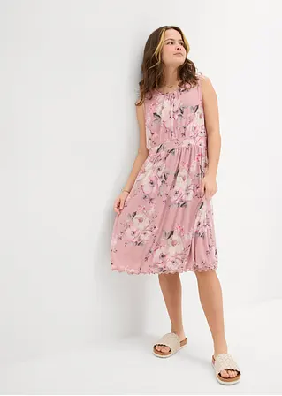 bonprix Sommerliches Kleid für Mädchen aus Mesh - rosa - Kinder Neueste Stile