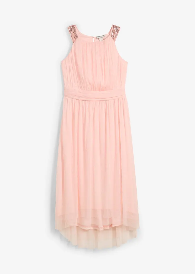 bonprix Festliches Mädchenkleid mit dekorativen Pailletten - lila Zeitbegrenzte Promotion