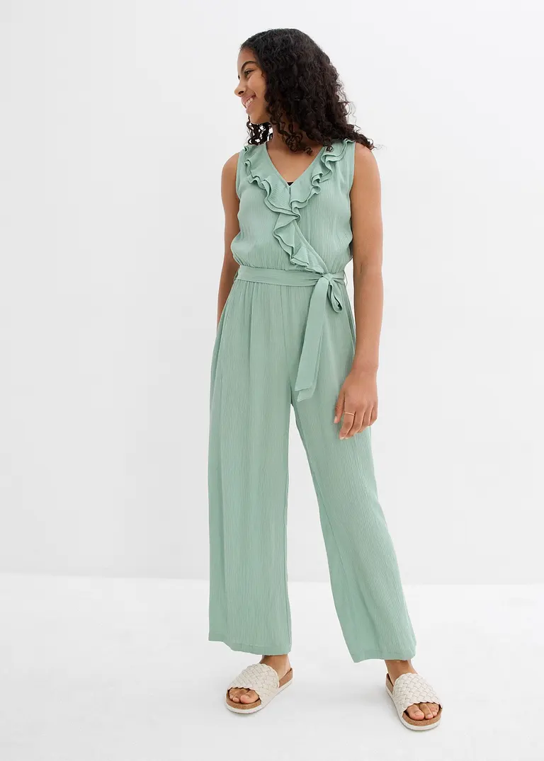 bonprix Schicker Jumpsuit für Mädchen ohne Ärmel aus fließender Viskose Bis zu 60% Rabatt