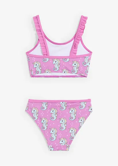 bonprix Süßer Bikini mit verspielten Rüschen im 2-tgl. Set Super Rabatt