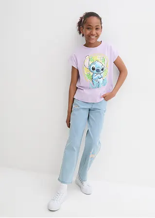 bonprix Tolles Mädchen Disney T-Shirt mit Stitch - lila Kostenloser Versand international