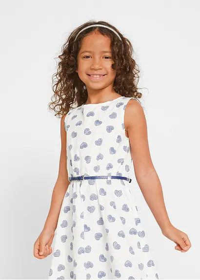 bonprix Tolles Mädchen Set mit Herzchen-Print - blau/weiß Begrenzt auf 3 Tage