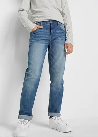 bonprix Coole Jungen Jeans im 5-Pocket-Stil - blau - Kinder im Angebot