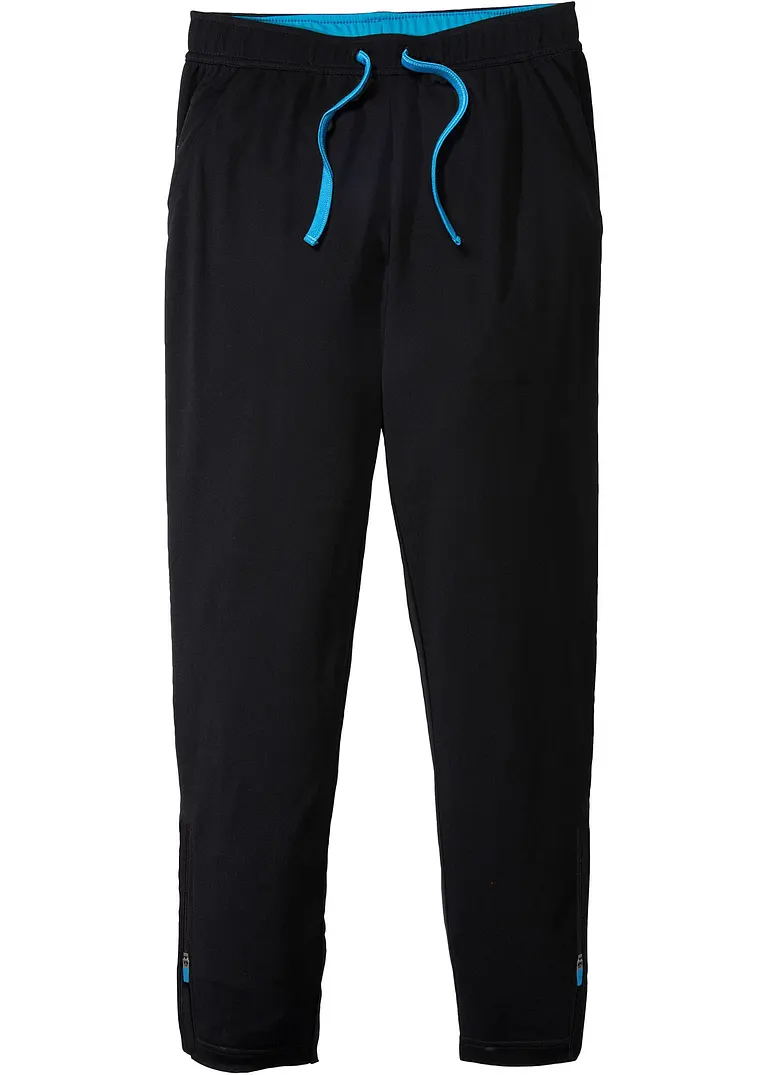 bonprix Jungen Sporthose mit Bindekordel - schwarz - Kinder