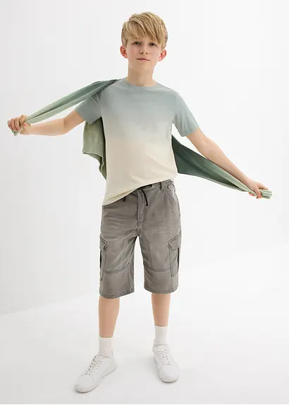 bonprix Angesagtes Jungen T-Shirt mit Farbverlauf und Rundhalsausschnitt Blitzverkäufe