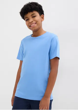 bonprix Jungen Basic T-Shirt mit Rundhalsausschnitt - Kinder Kostenloser Versand