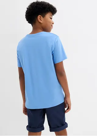 bonprix Jungen Basic T-Shirt mit Rundhalsausschnitt - Kinder Kostenloser Versand