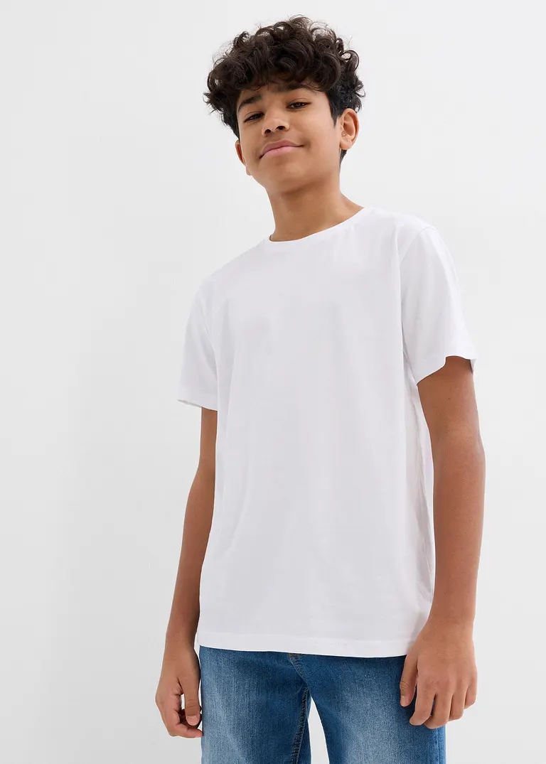 bonprix Schöne Basic Packung für Jungen mit Rundhalsausschnitt Rabatt