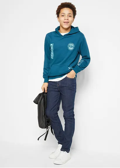 bonprix Schlichte Jungen Jeans mit 4 Taschen - blau - Kinder Versandkostenfrei