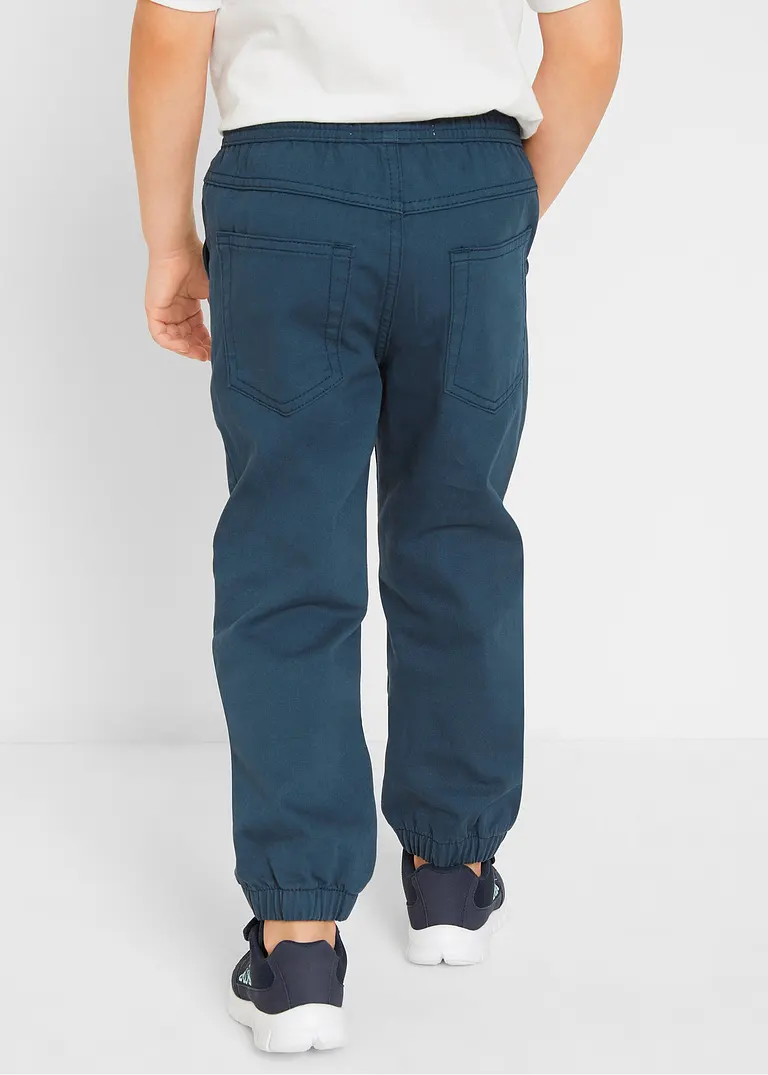 bonprix Coole Jungen Hosen in 3 Farben - dunkelblau+sand+rauchgrau Großer Ausverkauf