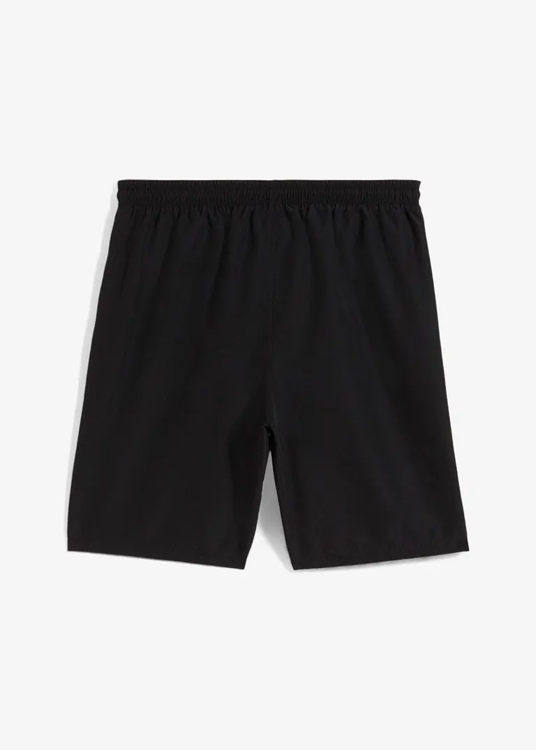 bonprix Schlichte Badeshorts im lässigen Design - schwarz Flash Sale