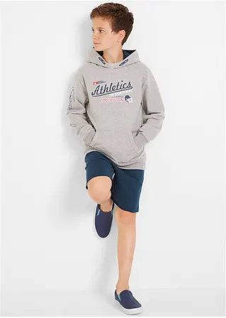 bonprix Sportliche Sweatbermuda mit Kordelzug - Kinder Saisonschlussverkauf