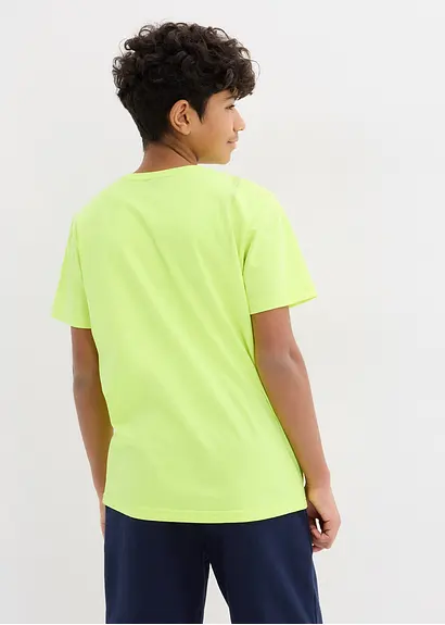 bonprix T-Shirt mit abstraktem Print - gelb - Kinder Muttertagsangebot