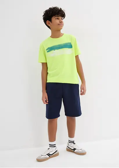 bonprix T-Shirt mit abstraktem Print - gelb - Kinder Muttertagsangebot
