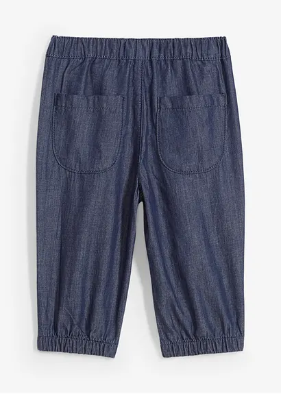 bonprix Lässige Baby-Hose im Jeanslook aus Bio-Baumwolle - blau Sonderangebote