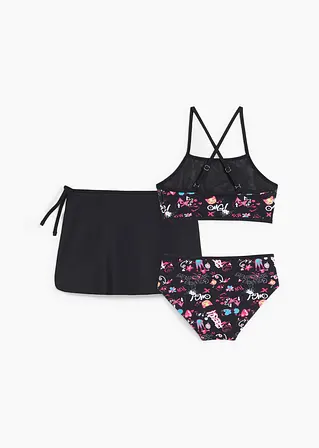 bonprix Schönes Mädchen Bikini Set mit Rock (3-tlg.Set) Black Friday Preise