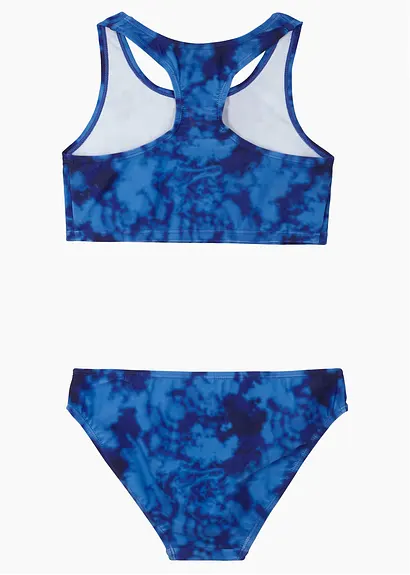 bonprix Sportlicher Mädchen Bikini in Batik-Look - Kinder 2025