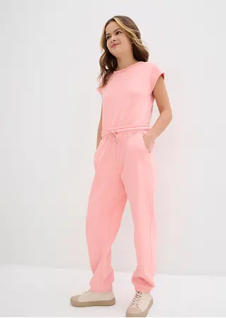 bonprix Cooler Sweatoverall in toller Farbe - rosa - Kinder Limitierter Zeitrabatt