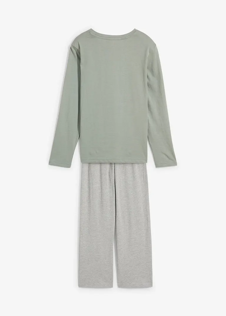 bonprix Lässiger Jungen Pyjama mit Bio-Baumwolle - Kinder Exklusivangebot