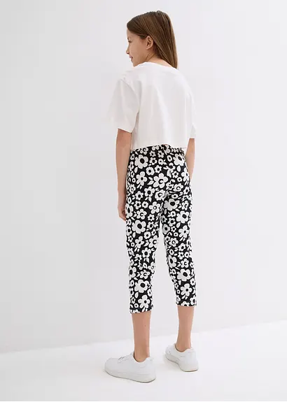bonprix Schöne Capri Pyjama in 4-tgl. Set mit Blumen - Kinder Saisonschlussverkauf
