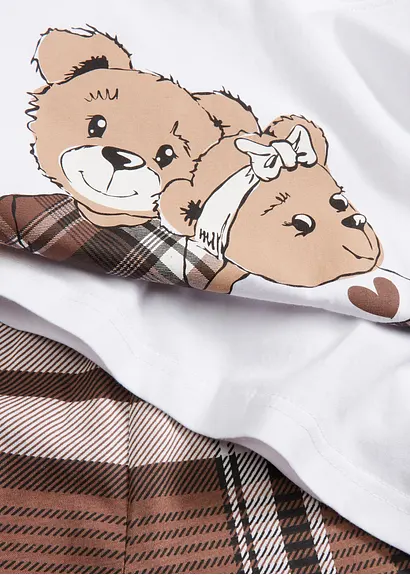 bonprix Schöner Mädchen Pyjama (2-tlg. Set) mit Druck. - Kinder Jubiläumsangebot