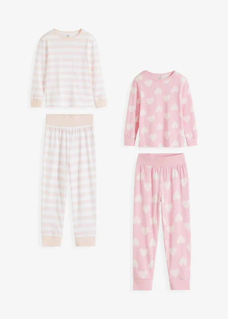 bonprix Mix-and-Match: Mädchen Pyjama im 4-tlg. Set - Kinder Top Angebot