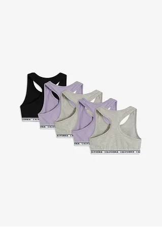 bonprix Sportliches Mädchen Bustier im 5er Pack - Kinder Exklusive Angebote