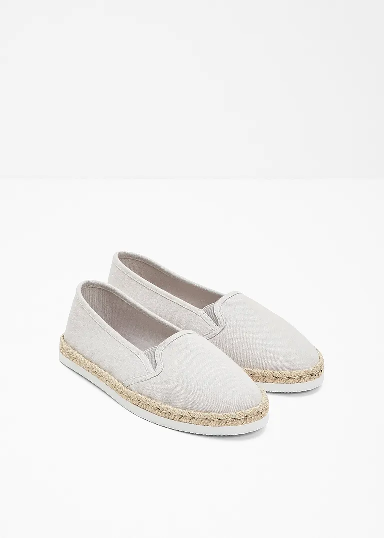 bonprix Sommerliche Espadrille mit leichter Laufsohle - grau Wochenangebot