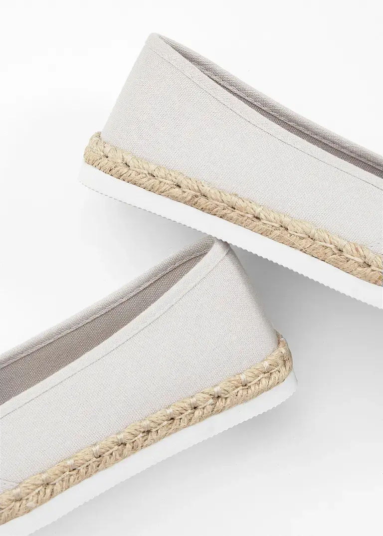 bonprix Sommerliche Espadrille mit leichter Laufsohle - grau Wochenangebot