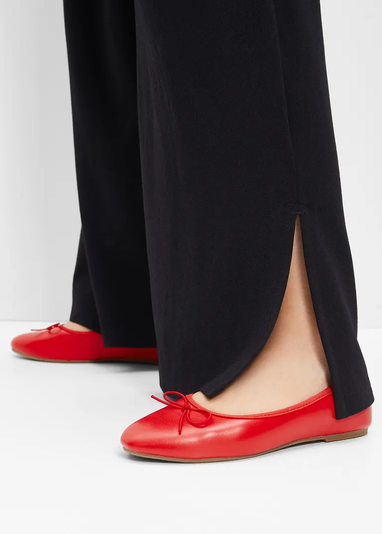 bonprix Niedliche Ballerina mit Schleife - rot - Damen Letzte 2 Tage