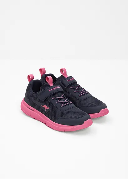 bonprix Sportlicher Kangaroos Kinder Sneaker mit Materialmix - blau Bis zu 50% Rabatt