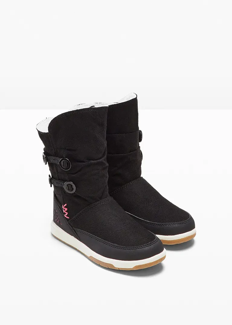 bonprix Niedlicher Winter Boot von Kappa mit schönen Details - schwarz Riesige Rabatte