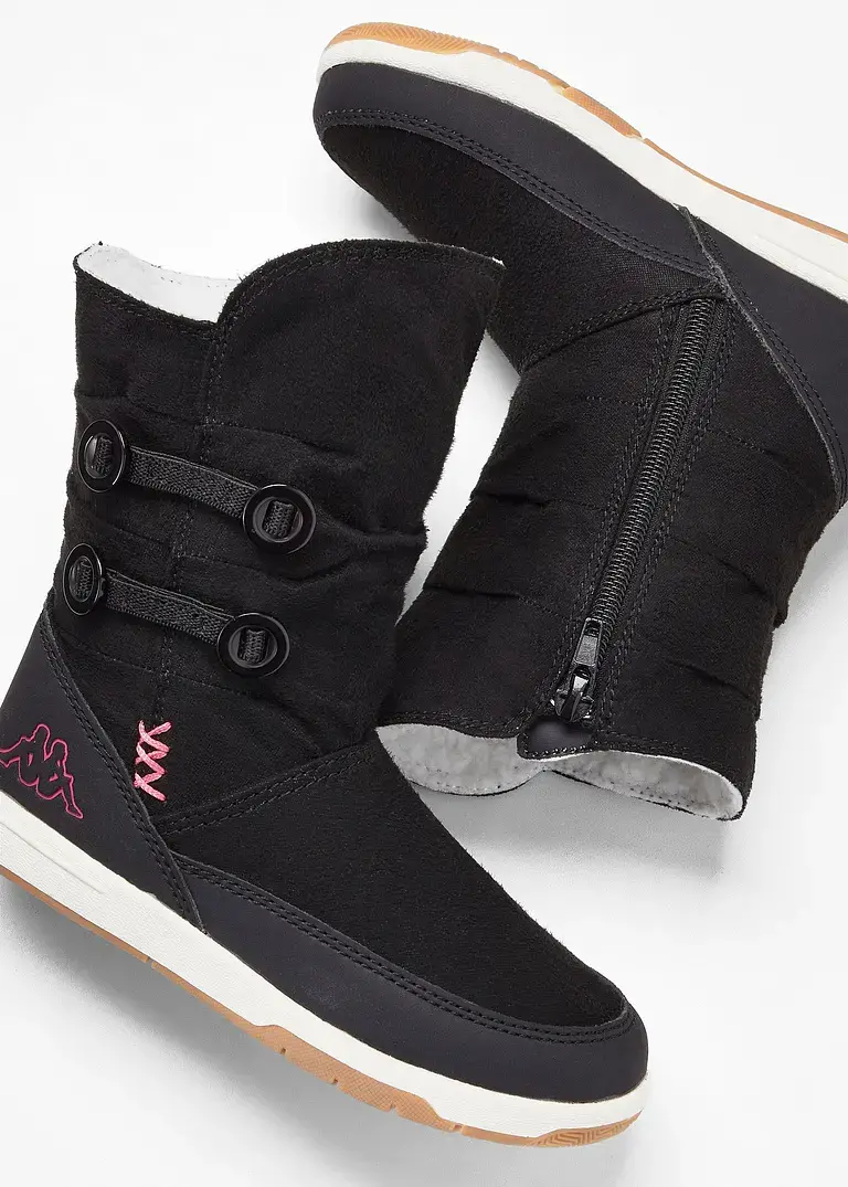 bonprix Niedlicher Winter Boot von Kappa mit schönen Details - schwarz Riesige Rabatte