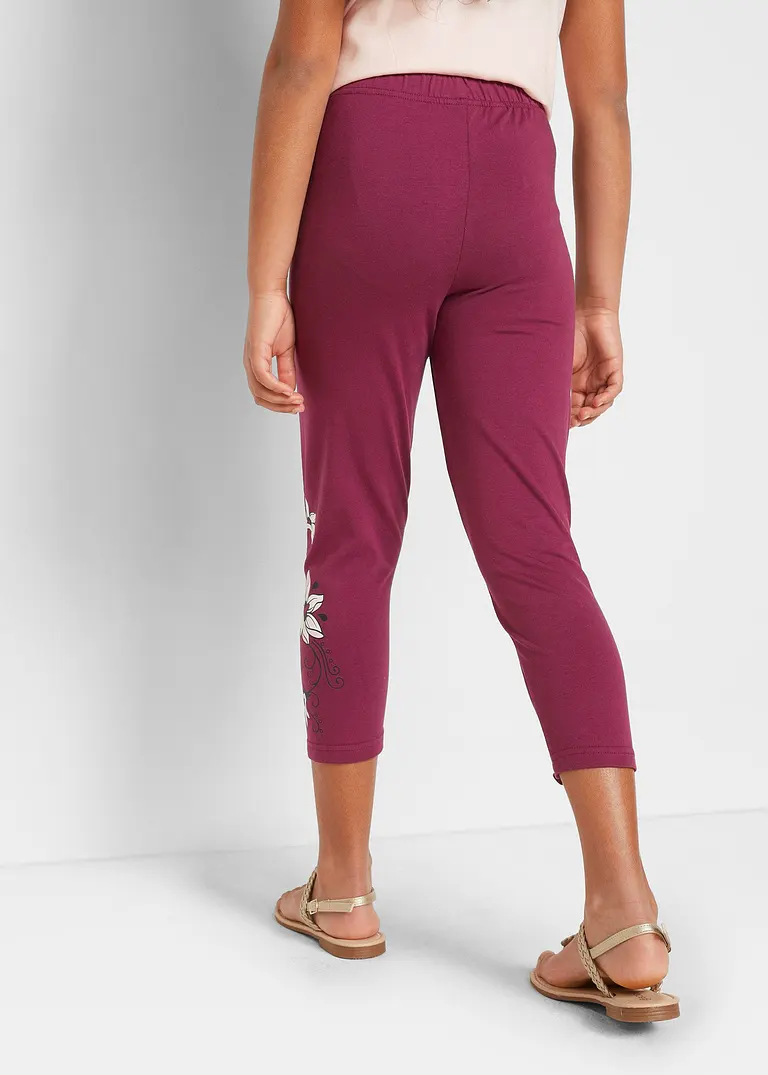 bonprix Schöne Mädchen Leggings mit dekorativem Druck - Kinder 2025