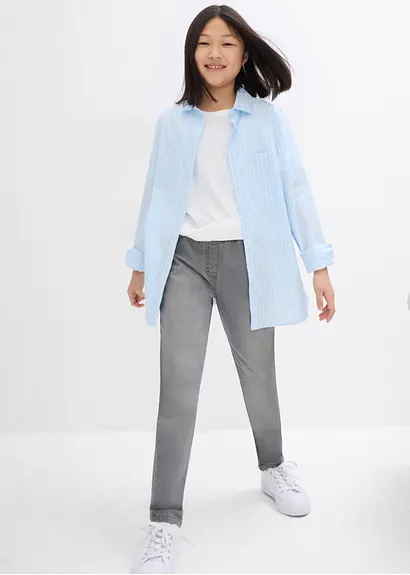 bonprix Bequeme Mädchen Jeggings im 2er Pack - Kinder Fabrikverkauf