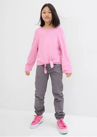 bonprix Weicher Mädchen Feinstrickpullover mit Knotendetail - rosa Meist gekauft