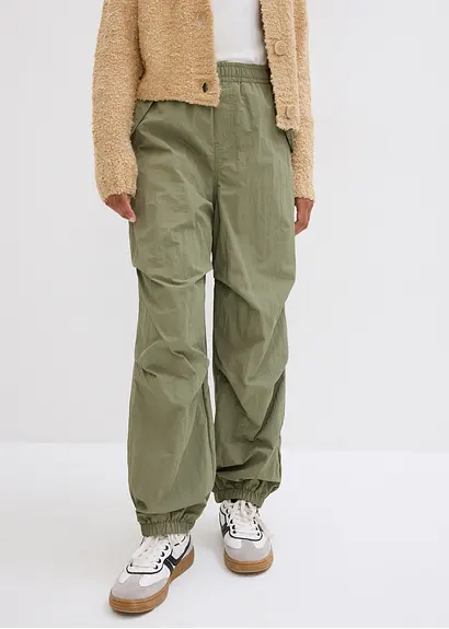 bonprix Modische Mädchen Schupfhose mit warmen Futter - grün Kostenloser Versand