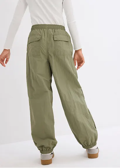 bonprix Modische Mädchen Schupfhose mit warmen Futter - grün Kostenloser Versand