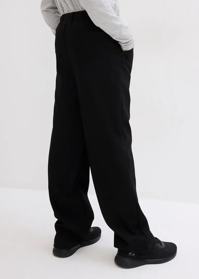 bonprix Schicke Chinohose im Anzuglook für Jungen - schwarz Begrenztes Angebot