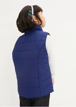 bonprix Leichte Mädchen Steppweste - blau - Kinder Osterangebot