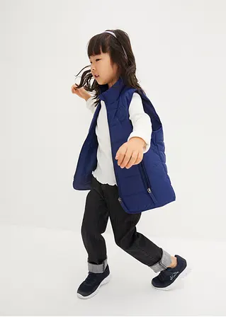 bonprix Leichte Mädchen Steppweste - blau - Kinder Osterangebot
