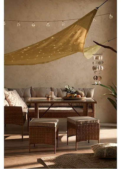 bonprix Wunderschönes Capiz-Windspiel - braun - Wohnen & Garten Zeitlich begrenztes Angebot