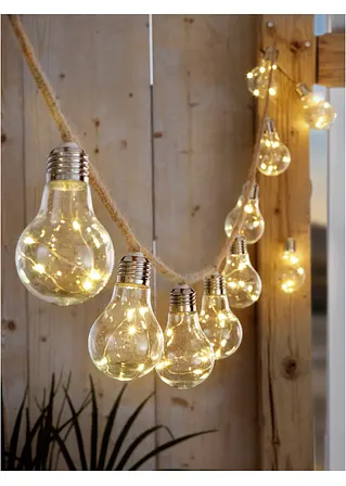 bonprix Stimmungsvolle Dekoration - LED-Solar-Lichterkette mit 10 Glühbirnen Große Rabatte