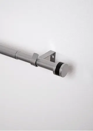 bonprix Gardinenstange mit zeitlosem Endstück - silber 1-läufig Fabrik Onlineshop